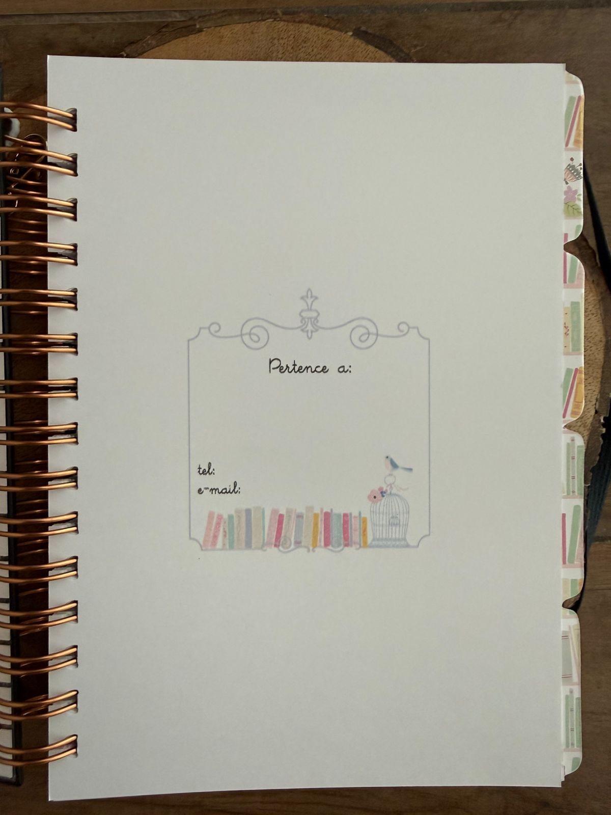 Caderno Amor por Livros