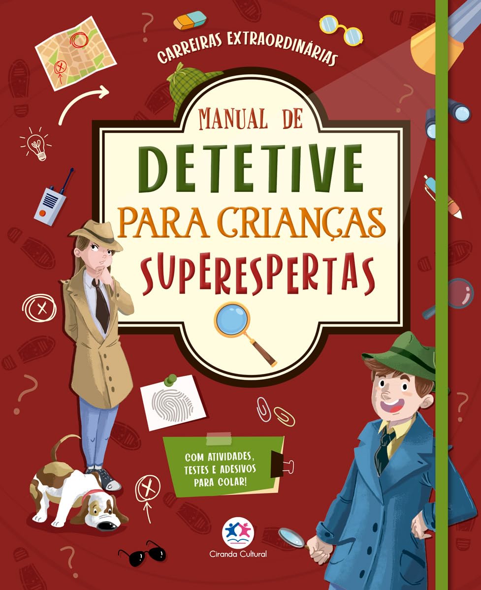 Livro Manual de Detetive para Crianças Superespertas