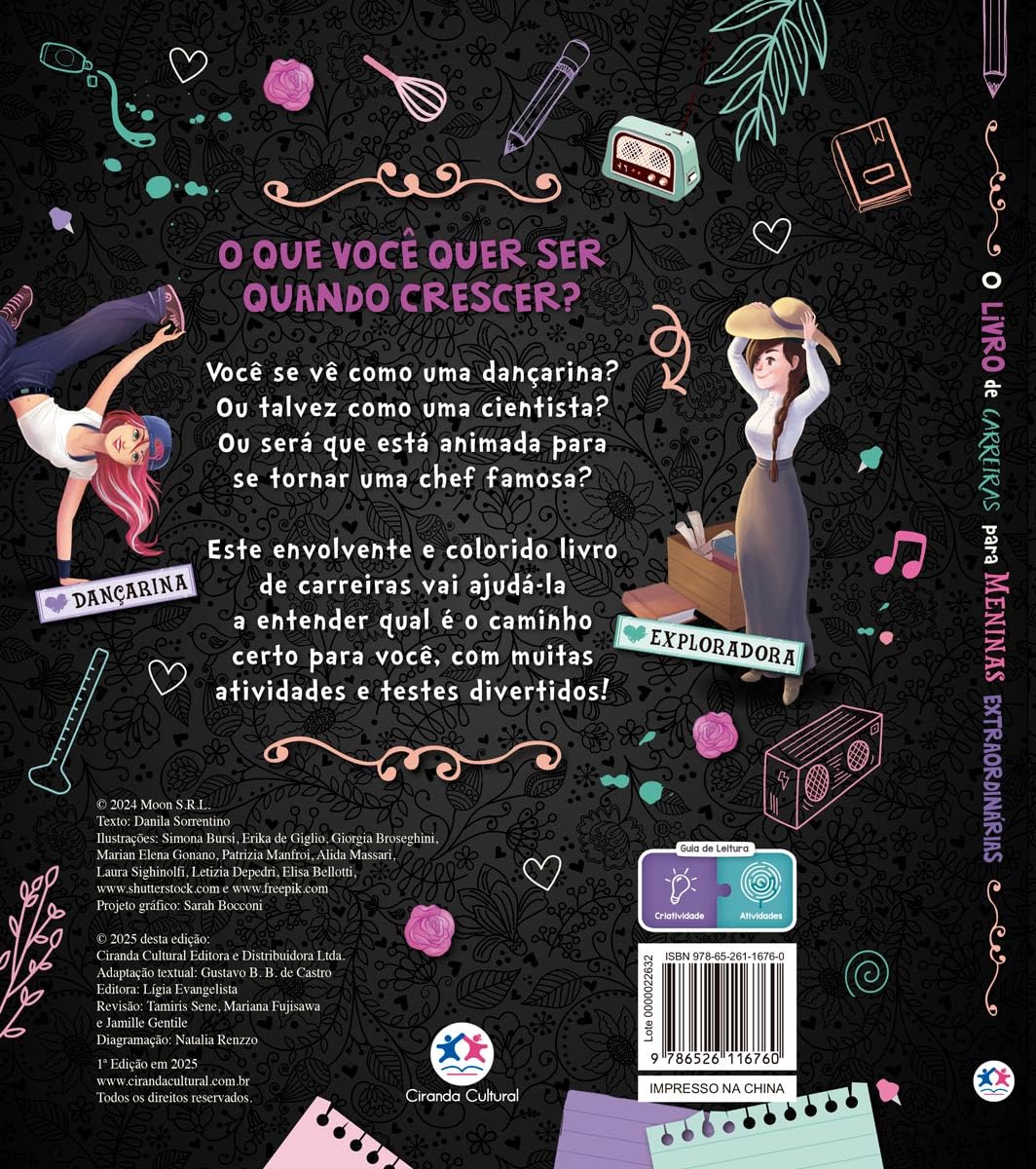 O Livro de Carreiras para Meninas Extraordinárias