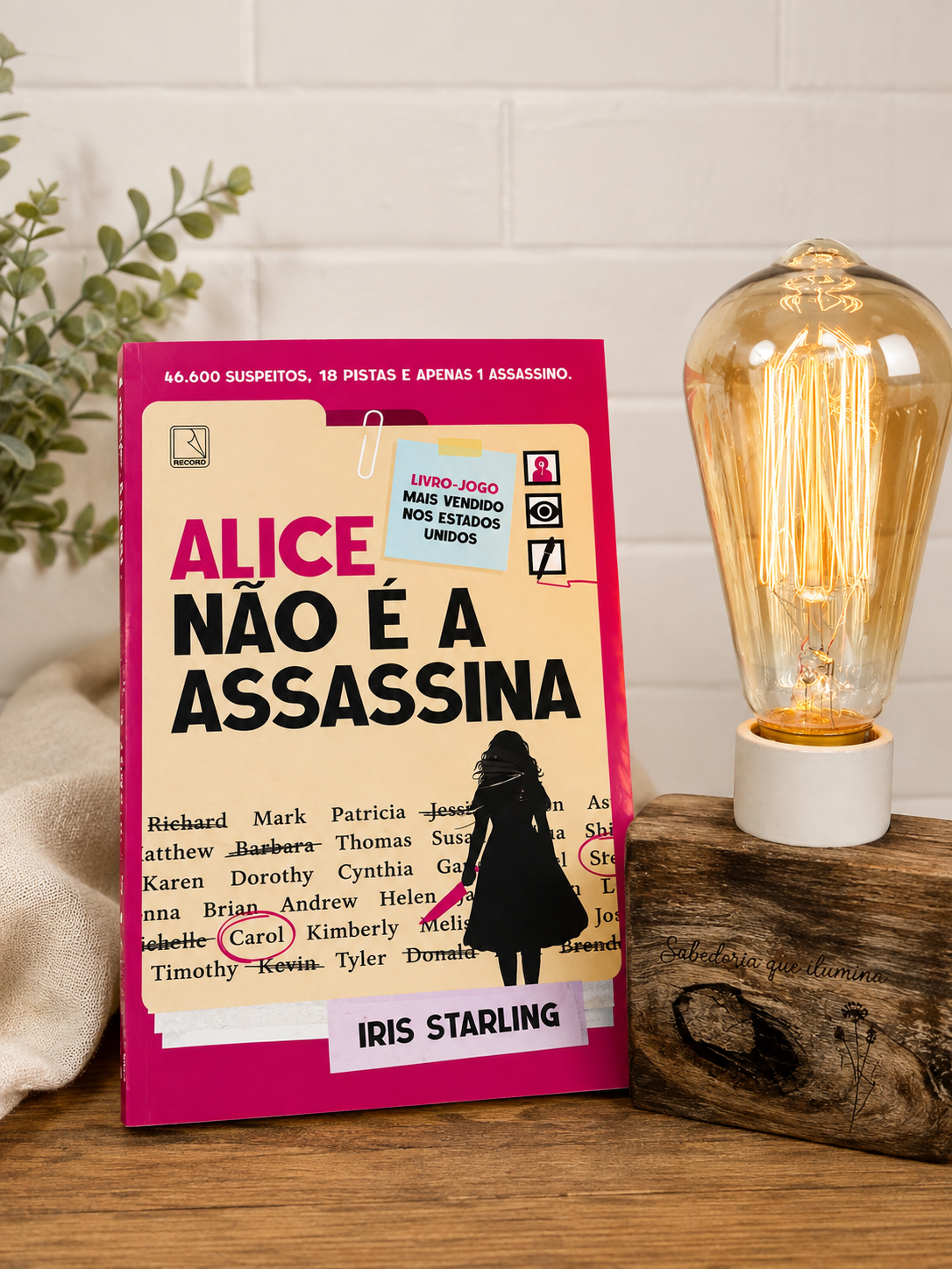 Livro Alice não é assassina
