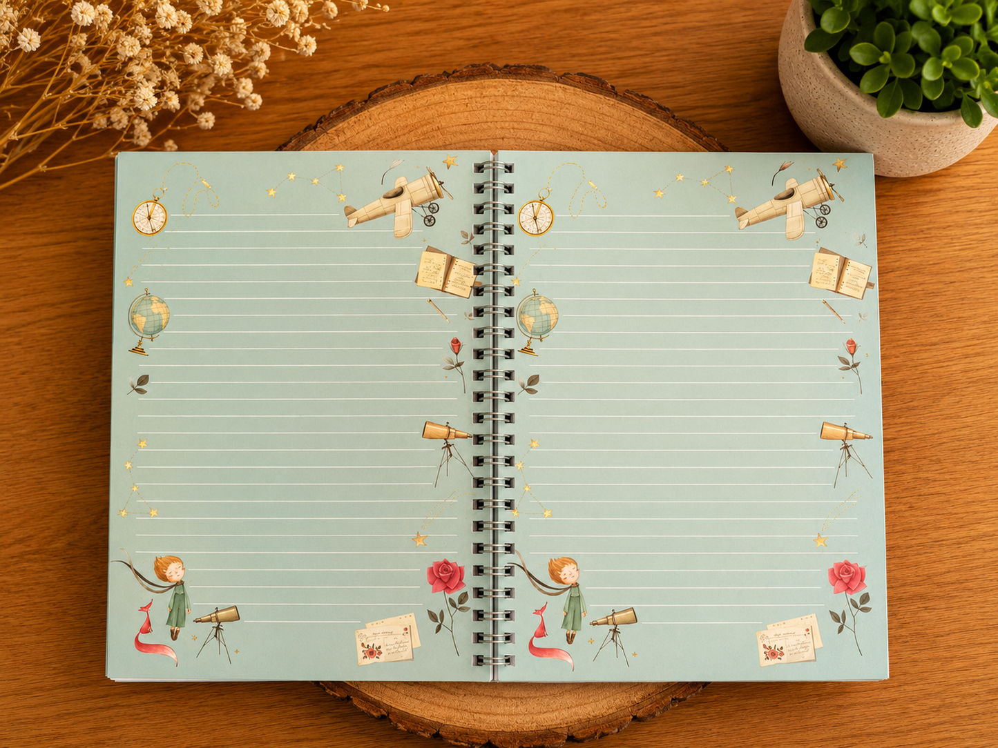 Caderno Pequeno Príncipe