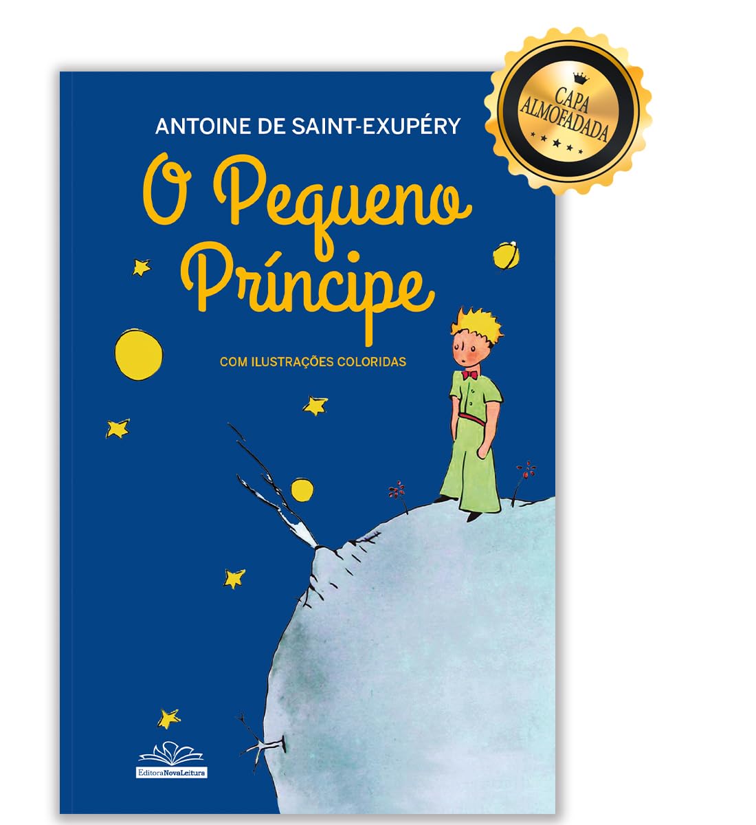 Livro O Pequeno Príncipe - Edição de luxo (capa almofadada)
