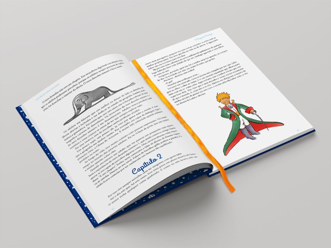 Livro O Pequeno Príncipe - Edição de luxo (capa almofadada)