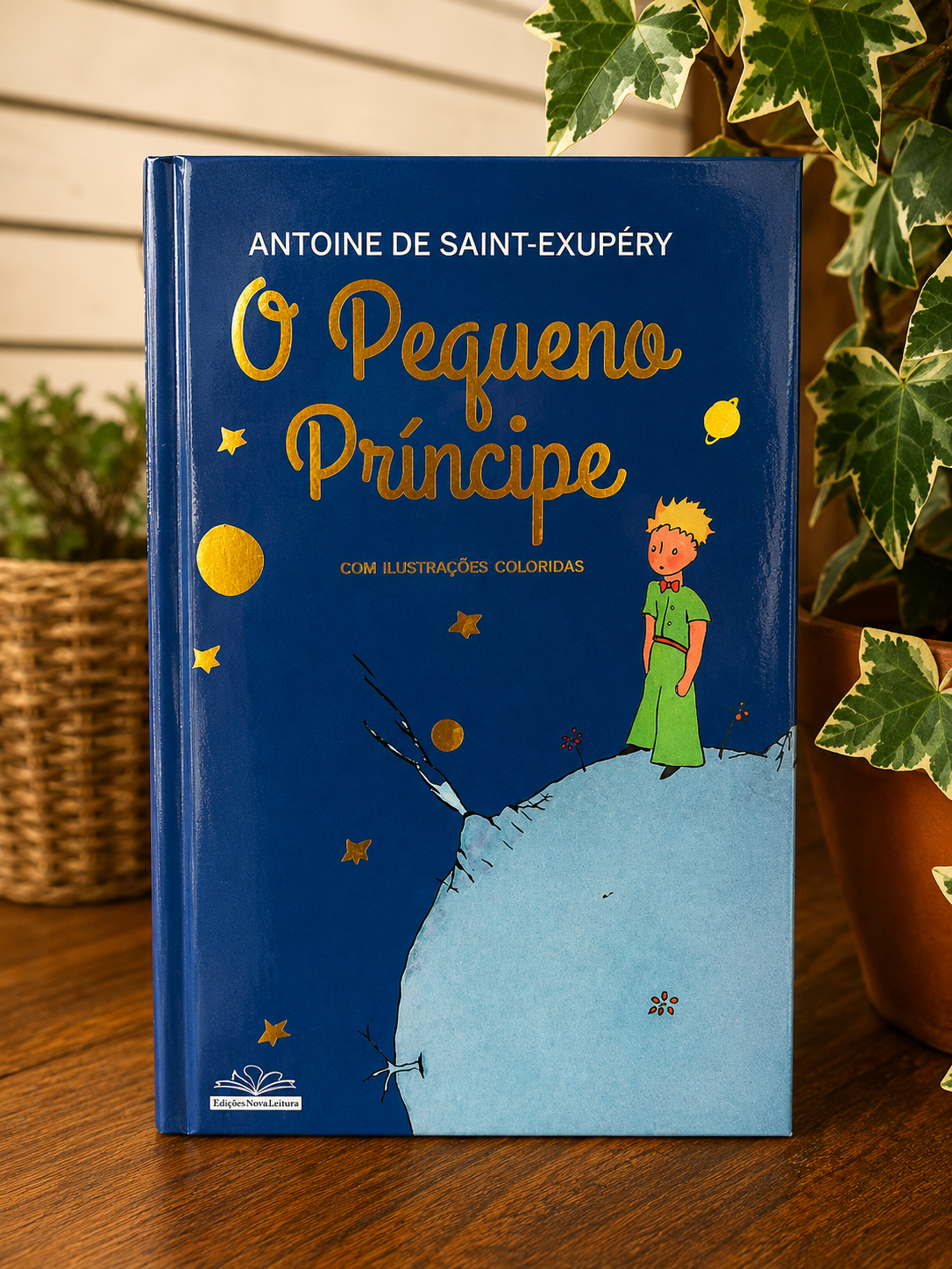Livro O Pequeno Príncipe - Edição de luxo (capa almofadada)